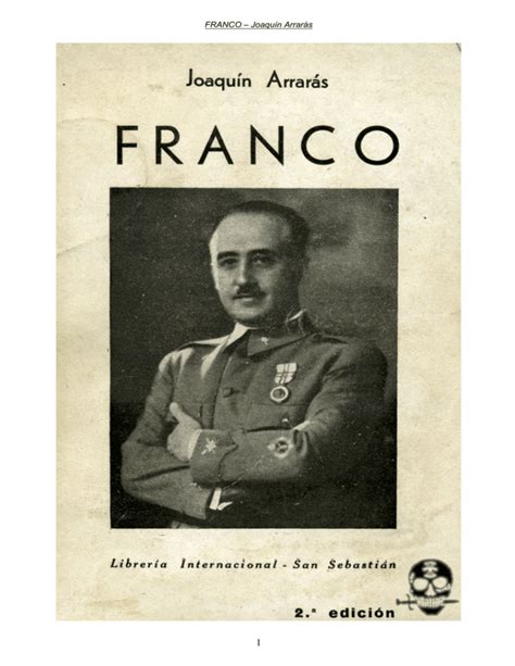 Franco Joaquín Arrarás Generalísimo Francisco Franco
