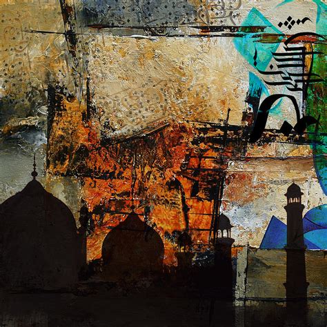 Badshahi Mosque Painting By Corporate Art Task Force