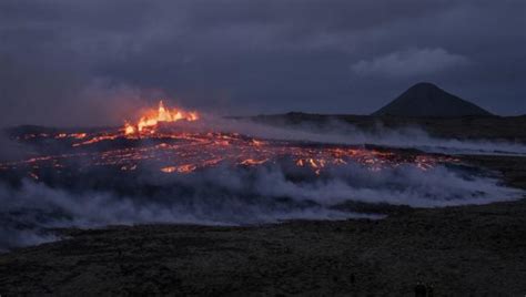 Volcanic Eruption In Iceland Worries Residents