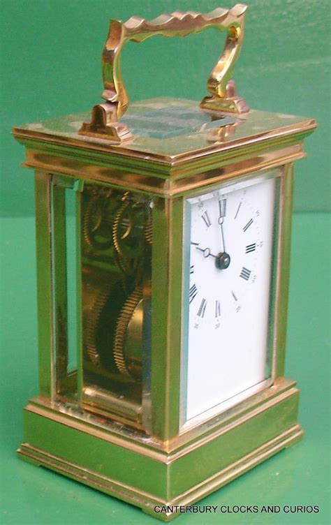 Lepee Angelus Vintage French 8 Day Timepiece Carriage Clock Clock Time