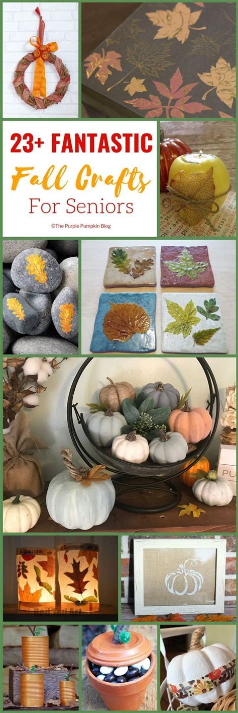 23 Fantastic Fall Crafts For Seniors Includes Fun Autumn Crafts Like