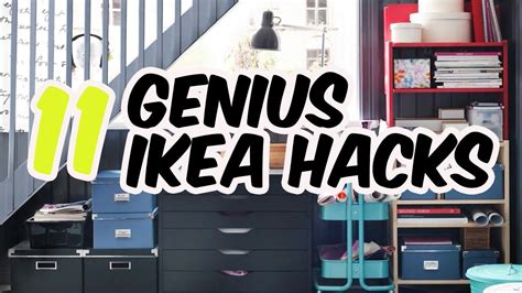 11 Genius Ikea Hacks That Solve All Of Your Storage Problems Youtube