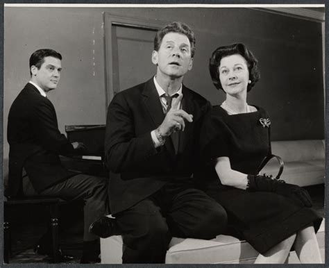 Lee Pockriss Jean Pierre Aumont And Vivien Leigh In Rehearsal For The