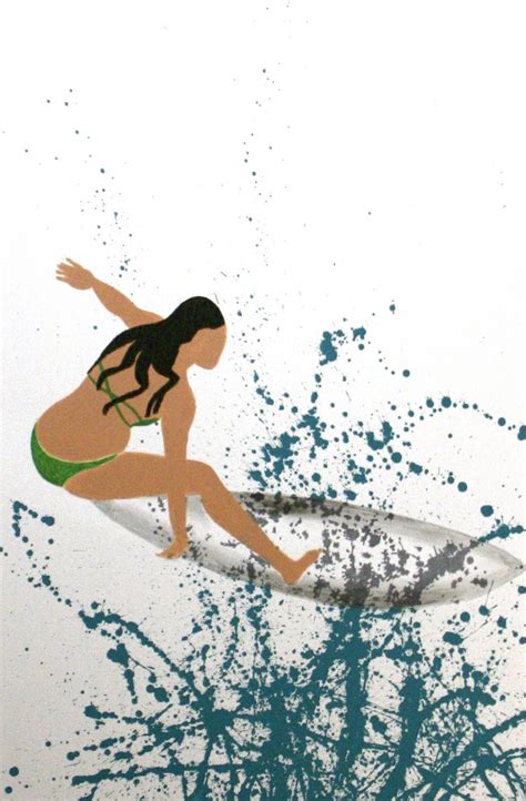 Like The Splashes For Water Surfer Art Surf Art Art