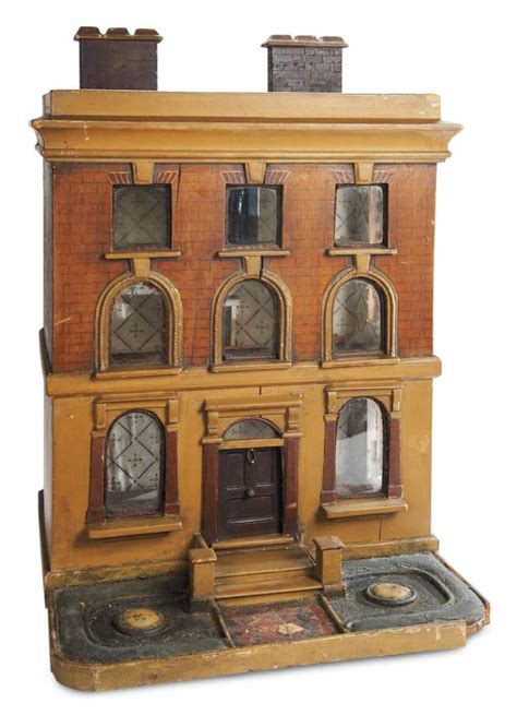 Early 3 Storey Dolls House Doll House Antique Dolls Vintage Dollhouse