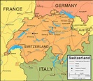 Switzerland Map and Satellite Image