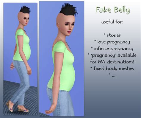 sims 4 bigger pregnant belly mod doklo