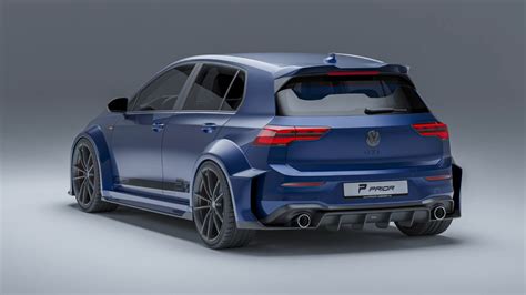 2022 Volkswagen Golf Gti Gets Digital Widebody Kit From Prior Design