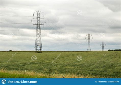 Electric Distribution Lines Stock Image Image Of Fuels Outdoor