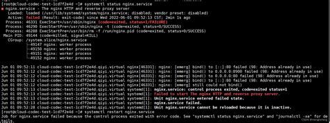 Failed To Start The Nginx And Reverse Proxy Server Csdn