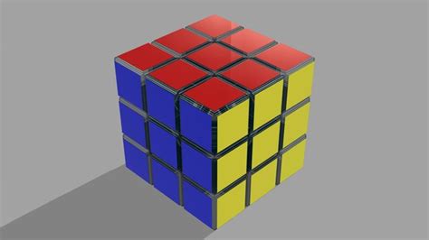 Clear Glazed Glass Rubiks Cube Download Free 3d Model By
