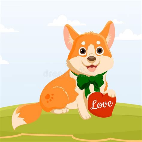 Dog With Love Stock Vector Illustration Of Pets Design 227689827