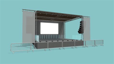 Concert Stage 3 Buy Royalty Free 3d Model By Cgbee Cgbee 1a635b1