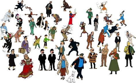 Tintin Characters Picture Click Quiz By Mirrorballman