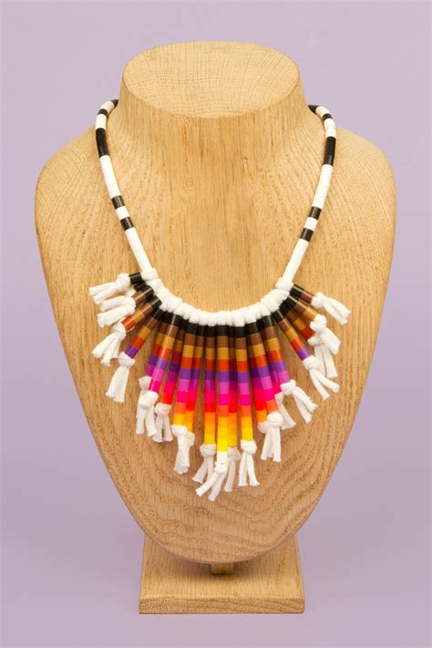 Growing Native Perler Beads Necklace Women Jewelry