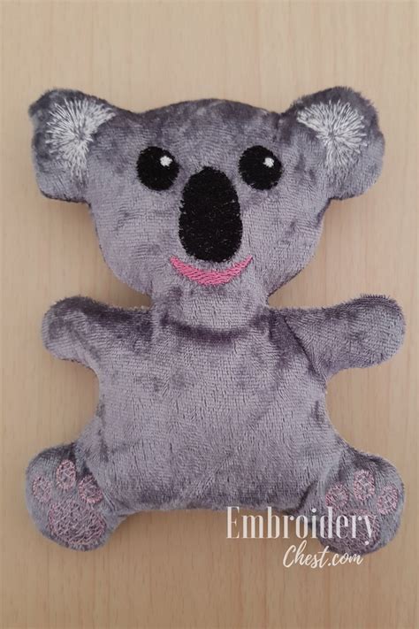 In The Hoop Koala Stuffie Ith The Embroidery Chest