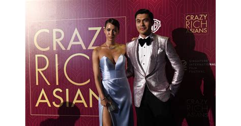 Henry Golding And Wife Liv Lo At Crazy Rich Asians Premiere Popsugar Celebrity Photo 8
