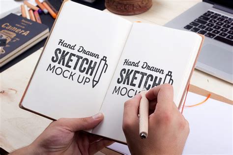 Hand Drawn Sketch Mockup Free Mockup World