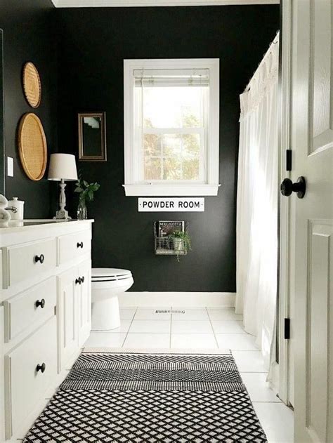 30 Bathroom With Black Walls