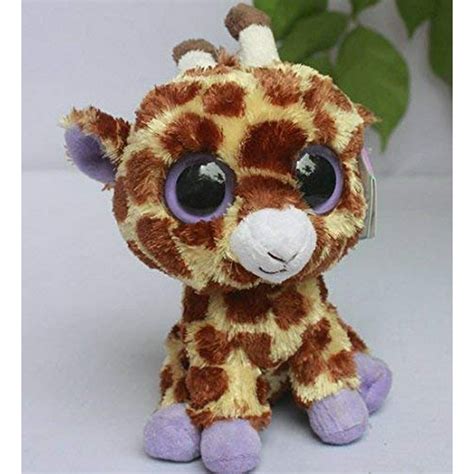 New Ty Beanies Boos Solid Eyes Giraffe Safari 6 Stuffed Toy Lovely Item