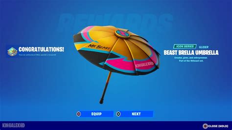 How To Get Beast Brella Umbrella Glider For Free In Fortnite Unlocked