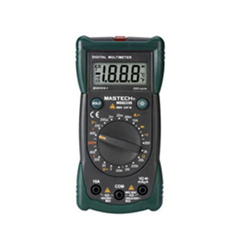 It has an easy to read display, and an ac voltage detector pen, for checking voltage with one hand. Mastech MS8233B Digital Multimeter AC Voltage Detector ...