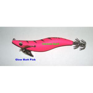 Squid Jig Egi Emeraldas Nude Daiwa Glow Matt Pink Caravan Sport