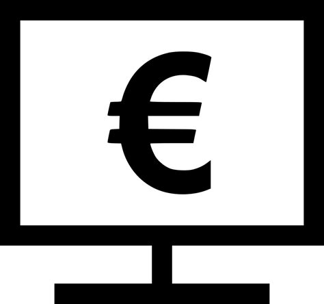 Online Computer Euro Sign Svg Png Icon Free Download 461845