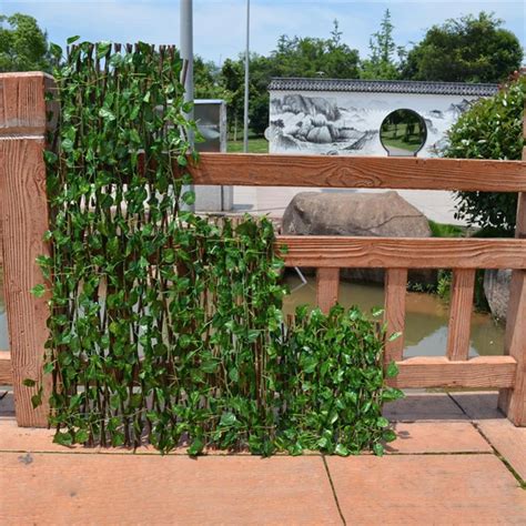 Expandible Faux Ivy Privacy Fence Evehousehold Artificial Garden