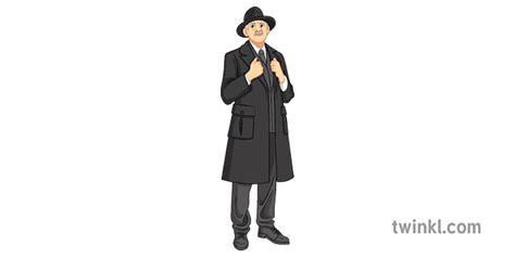 Inspector Goole Illustration Twinkl