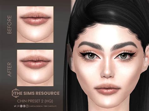 Sims 4 Chin Presets