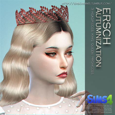 Ersch Autumnization Crowns For Ts4 Ersch Sims