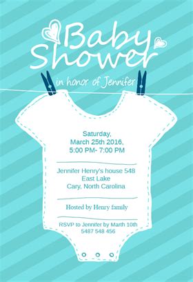 Make custom invitations for a baby shower at home. Make Your Own Baby Shower Invitations - Home Sweet Home ...