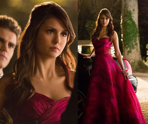 Wornontv Elenas Pink Prom Dress On The Vampire Diaries Nina Dobrev