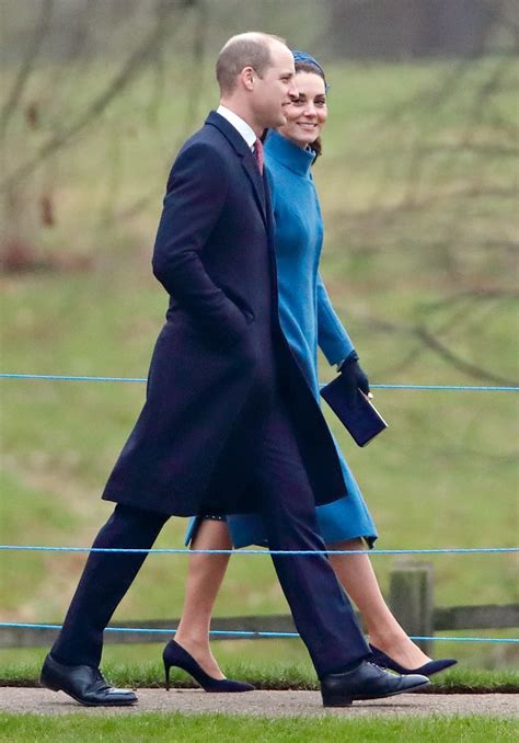 Kate Middletons Blue Coat January 2019 Popsugar Fashion Photo 11