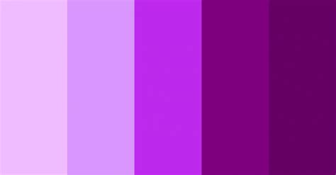 Shades Of Purple Color Names Hex RGB CMYK Codes