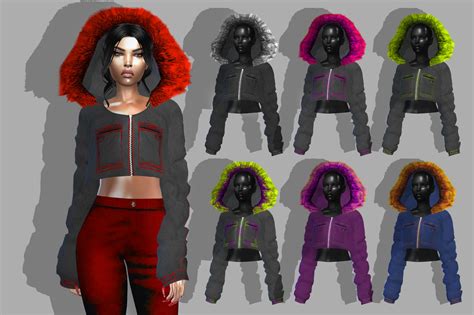 Jacket Sims 4 By Fusionstylesims4 On Deviantart