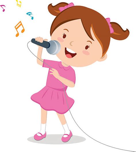 clipart girl singing cupitonians
