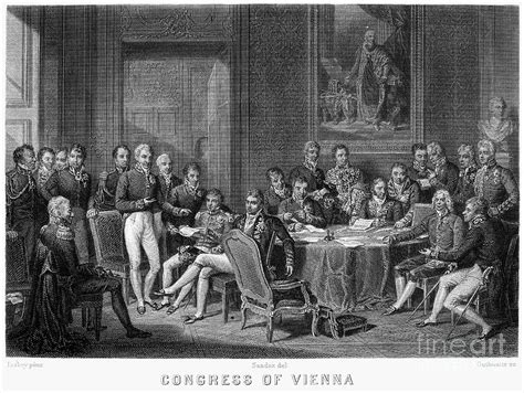 Congress Of Vienna 1815 Photograph By Granger Fine Art America