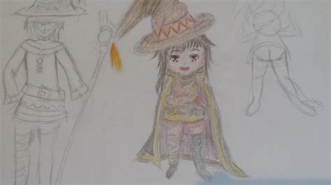 Megumin Sketches By Xednioneve On Deviantart