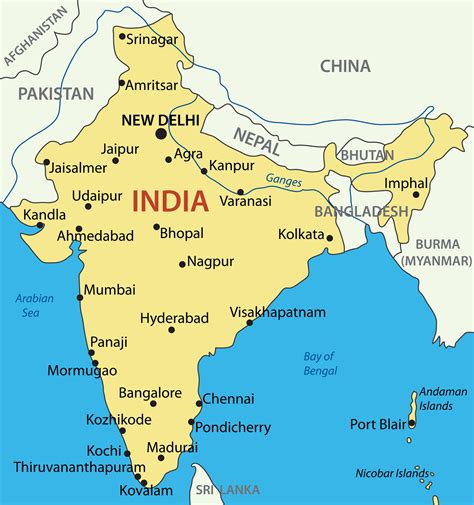 Indien Karta Karta