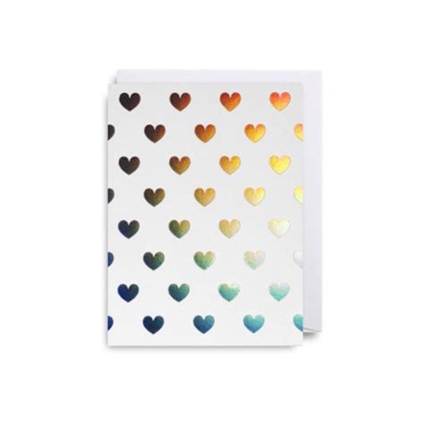 Mini Hearts Little Card By French Grey Interiors