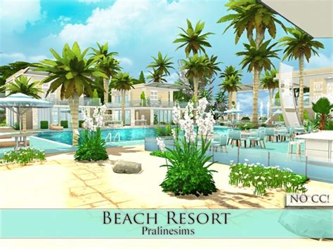 Beach Resort By Pralinesims At Tsr Sims 4 Updates