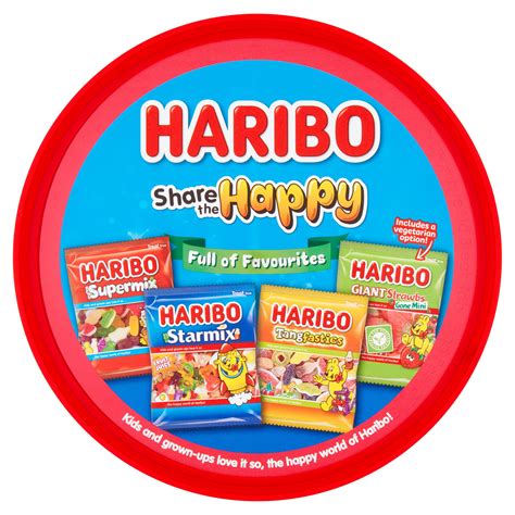 Haribo Share The Happy Tub 600g Sweets Iceland Foods