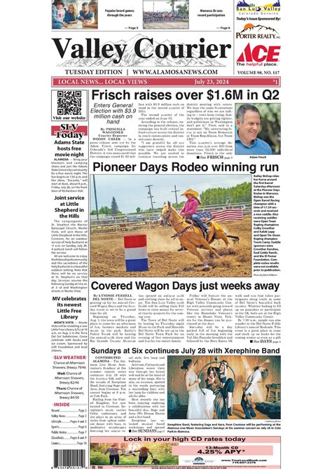 Valley Courier Obituaries Alamosa
