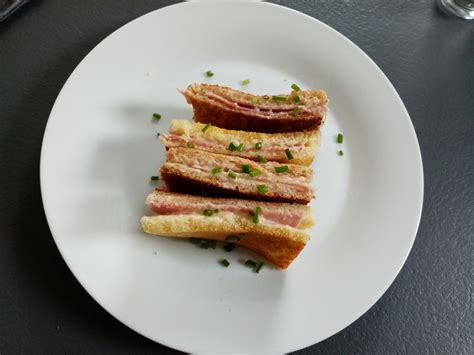 Croque- monsieur croustillant à la poêle de Cyril Lignac dans tous en