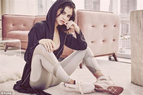 Ab Baring Selena Gomez Stuns In New Puma Campaign Daily Mail Online