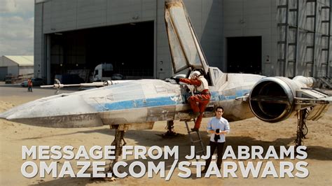 Jj Abrams Reveals Battle Worn Star Wars Episode Vii X Wing