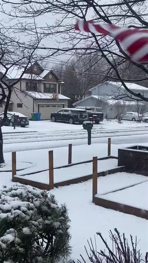 Snowy Start To May In Michigans Upper Peninsula Amid Winter Storm Warnings