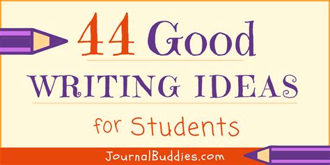Good Writing Ideas For Students Smipng